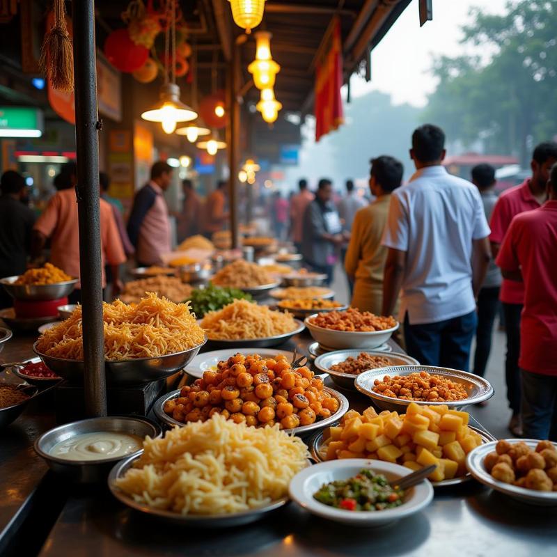 Street food in Kalyani Nagar