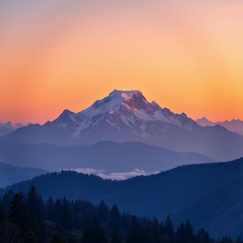 Kanchenjunga Sunrise Tiger Hill Darjeeling