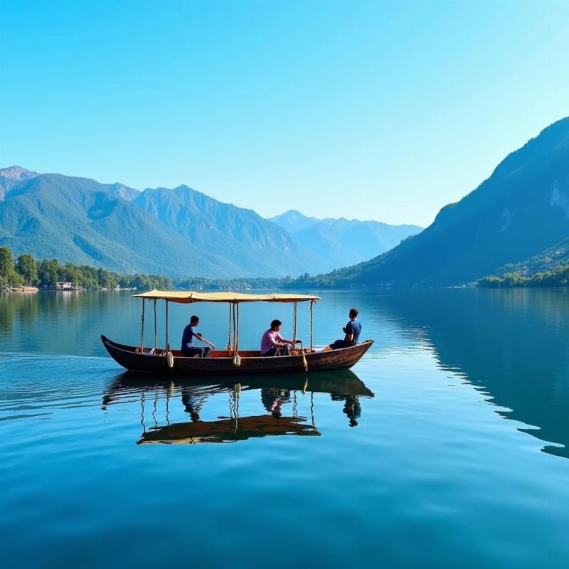 Shikara ride on Dal Lake in August