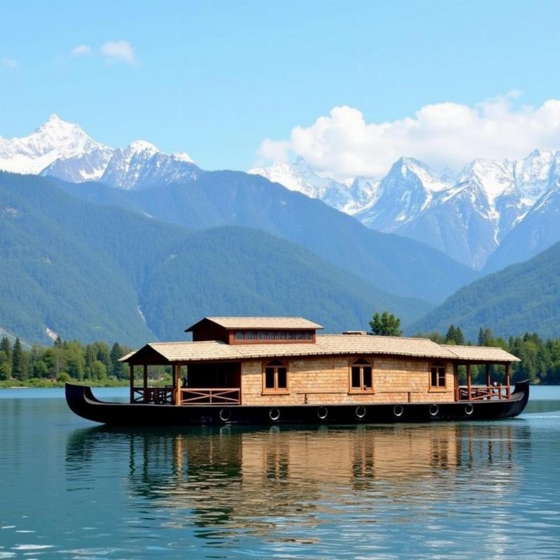 Serene houseboat stay on Dal Lake in Srinagar, Kashmir