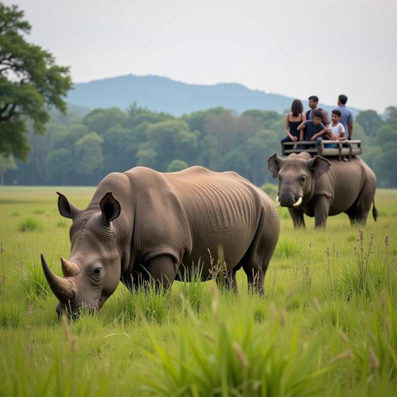 Kaziranga National Park Rhino and Elephant Safari