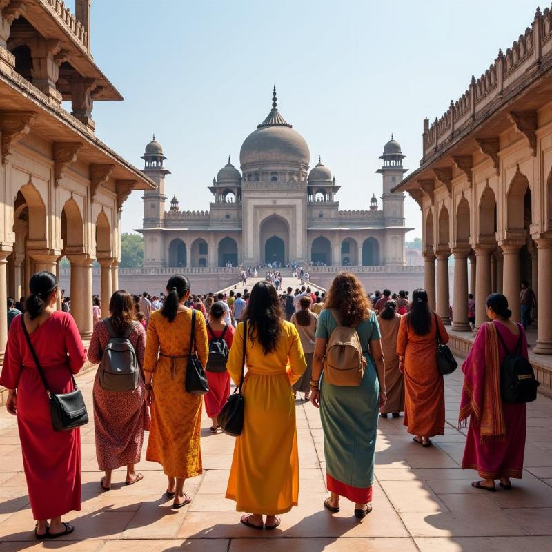 Foreign Tourists in India