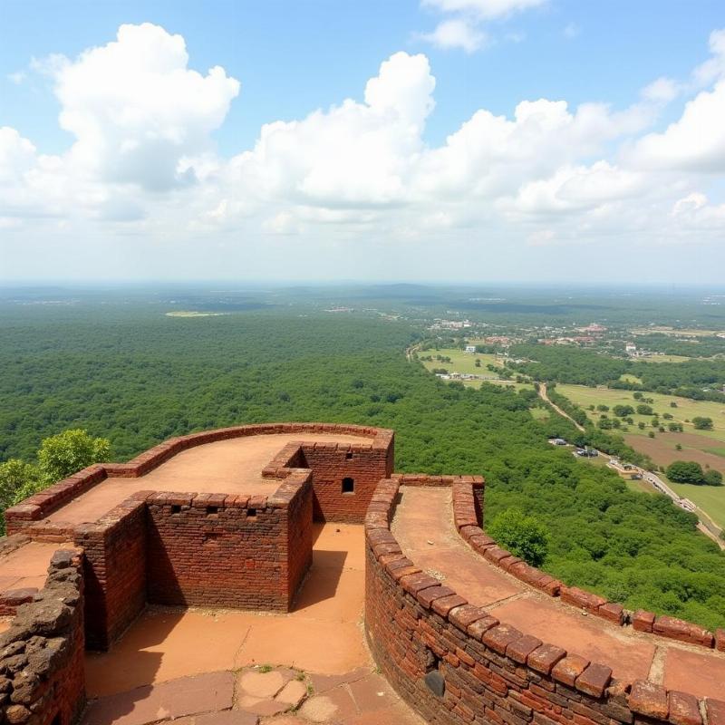 Panoramic view from Koppal Fort