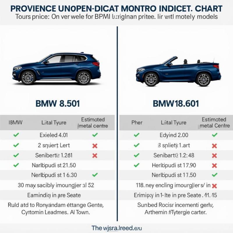 Comparing M Car Models for Indian Tours