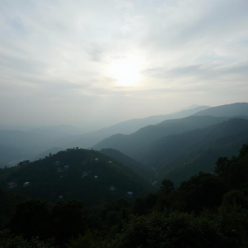 Mahabaleshwar winter view