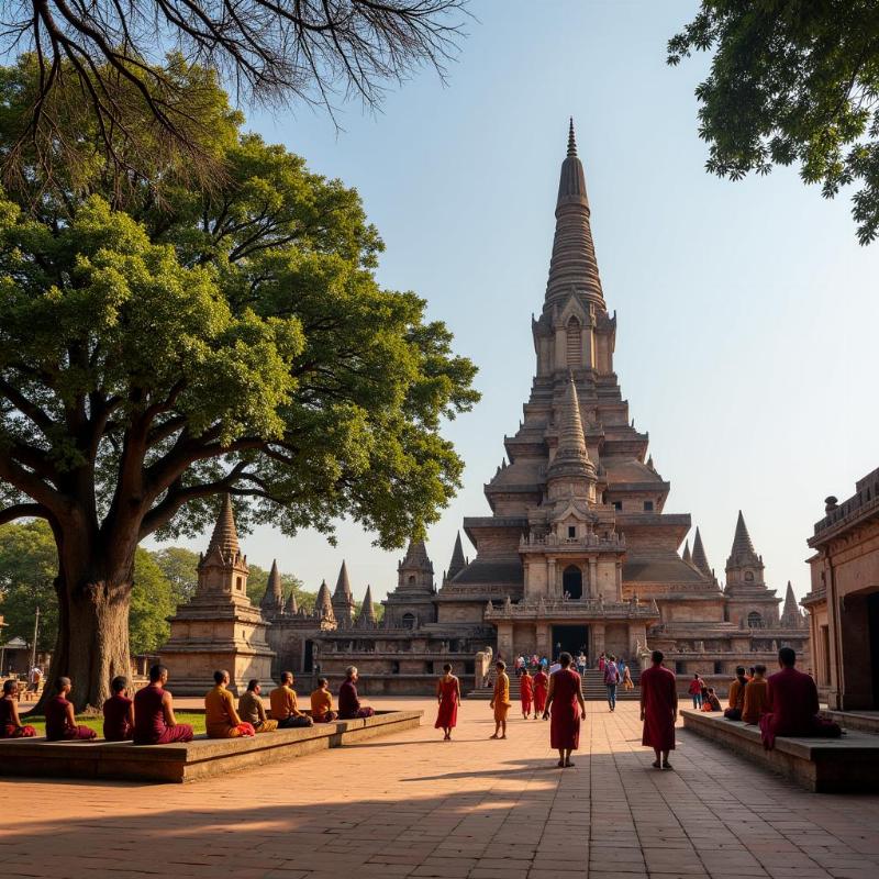 Mahabodhi Temple in Bodh Gaya