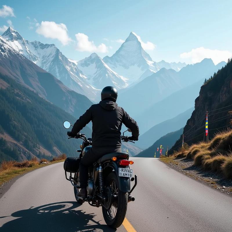 Manali to Leh Motorbike Trip on Royal Enfield