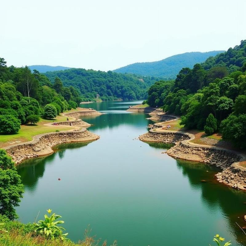 Markonahalli Dam near Nagamangala