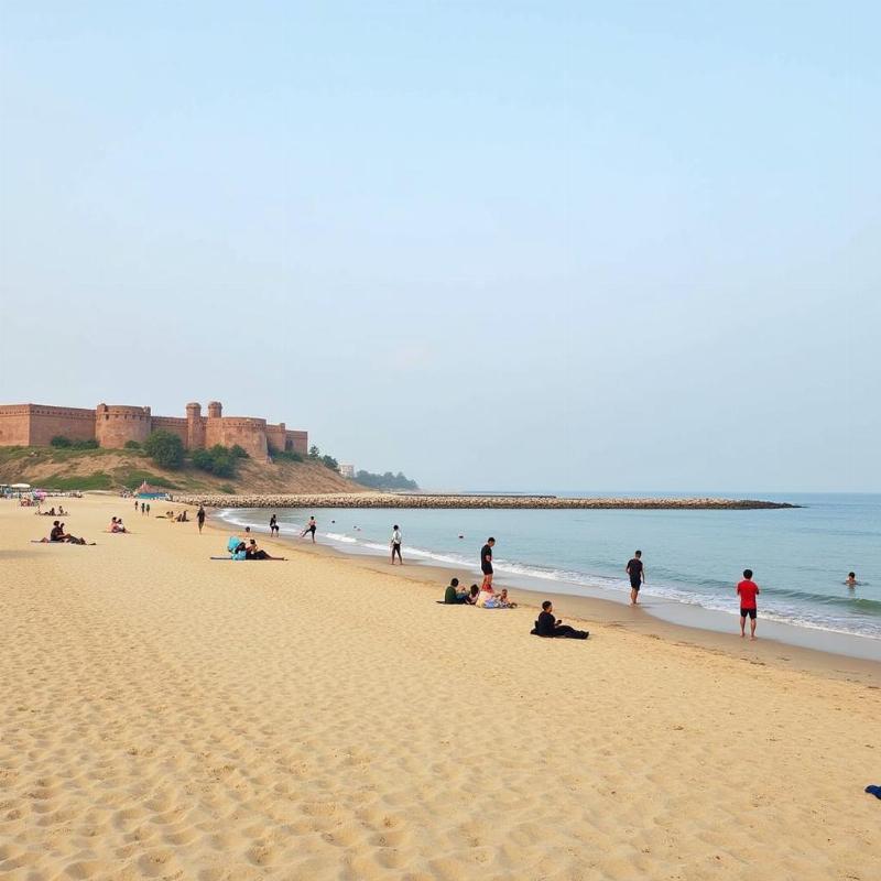 Mirjan Fort Beach near Murudeshwar