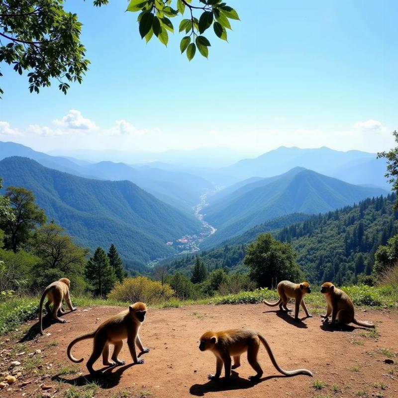 Monkey Point Kasauli Panoramic View