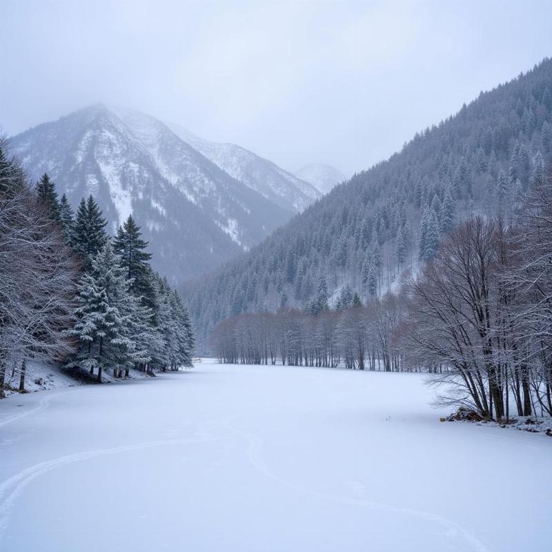 Nainital Road Trip Winter Snowfall