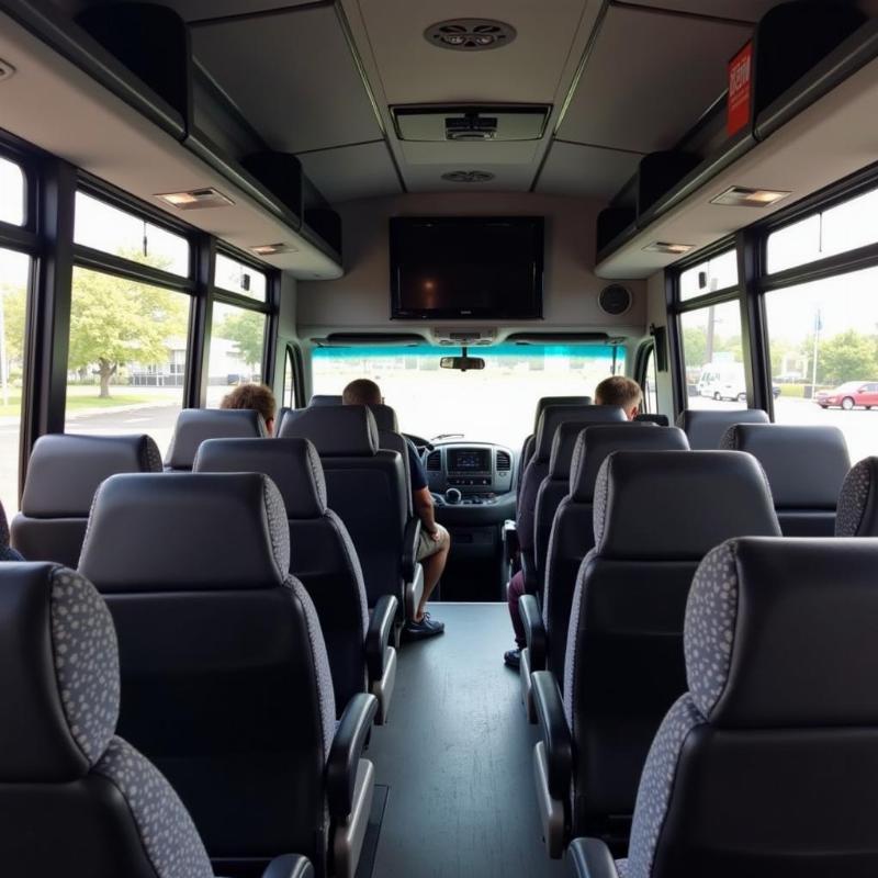 Nakoda Travels Bus Interior