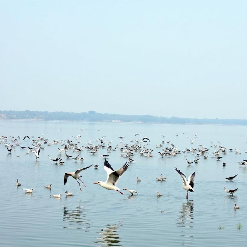 Nalsarovar Bird Sanctuary near Ahmedabad