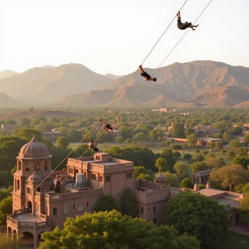 Neemrana Fort Palace Zipline Adventure