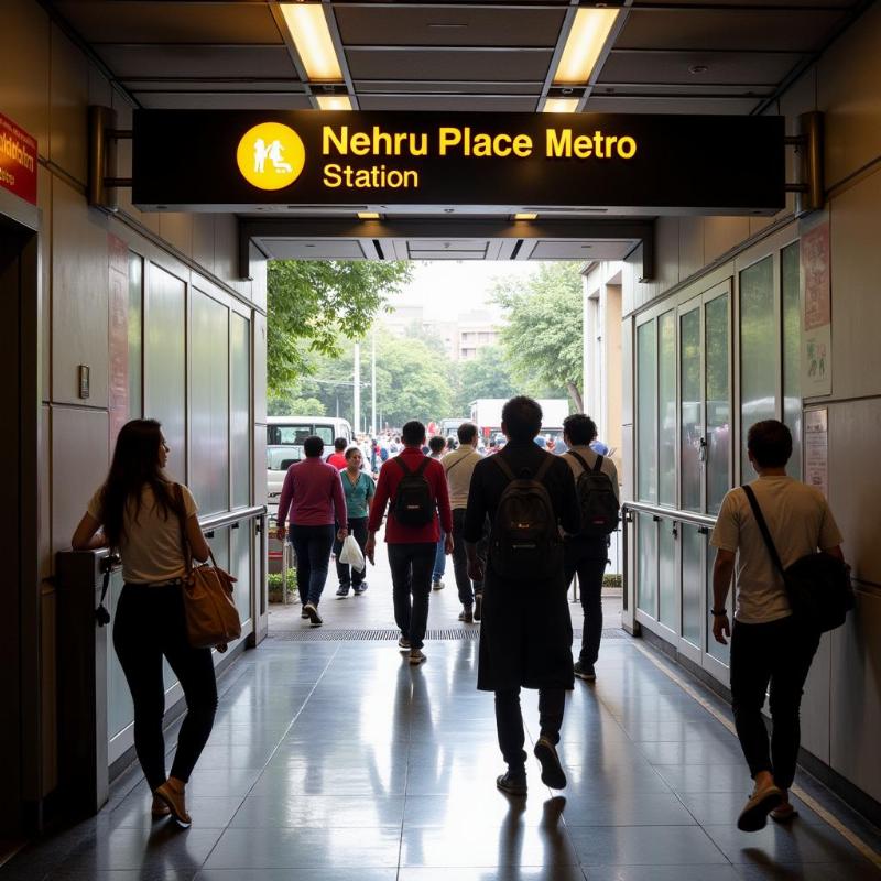 Nehru Place Metro Station