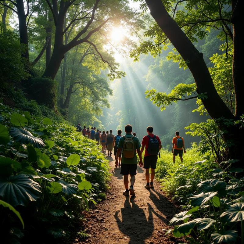 Trekking through the Shola forests in the Nilgiri Biosphere Reserve