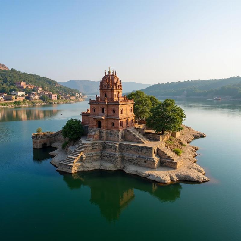 Omkareshwar Jyotirlinga Madhya Pradesh River Island