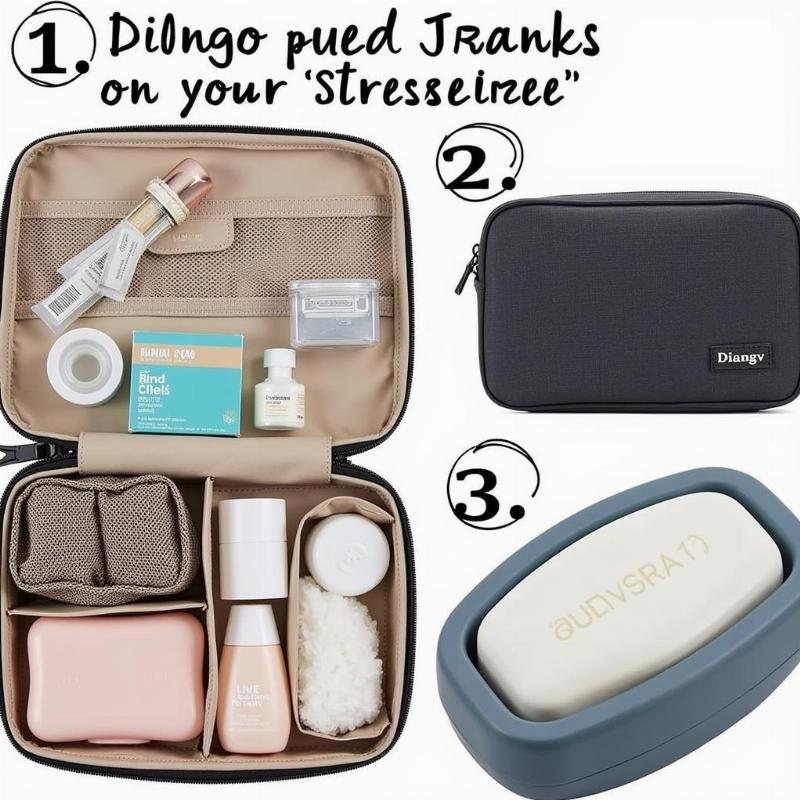 Organized Travel Toiletry Bag