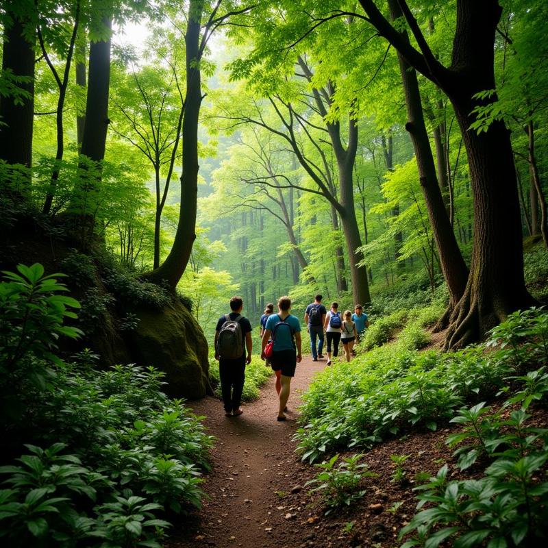 Trekking through Pachmarhi's Lush Forests