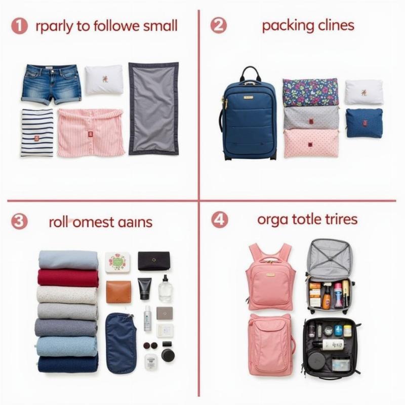 Efficiently Packing a Small Travel Bag