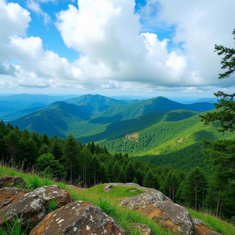 Scenic View of Kodaikanal from Palani