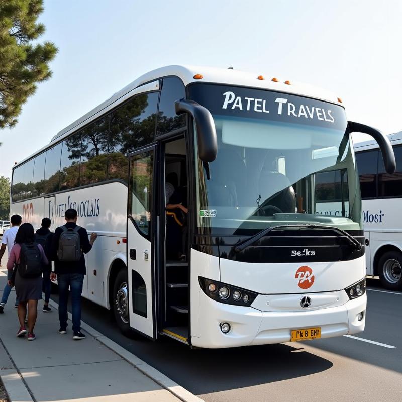 Patel Travels Sleeper Bus Exterior