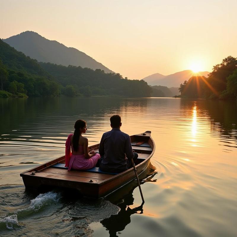 Romantic Boat Ride on Pawna Lake