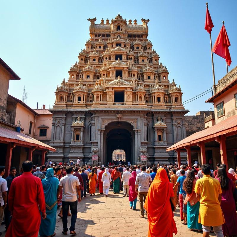 Devotees at Puri Jagannath Temple