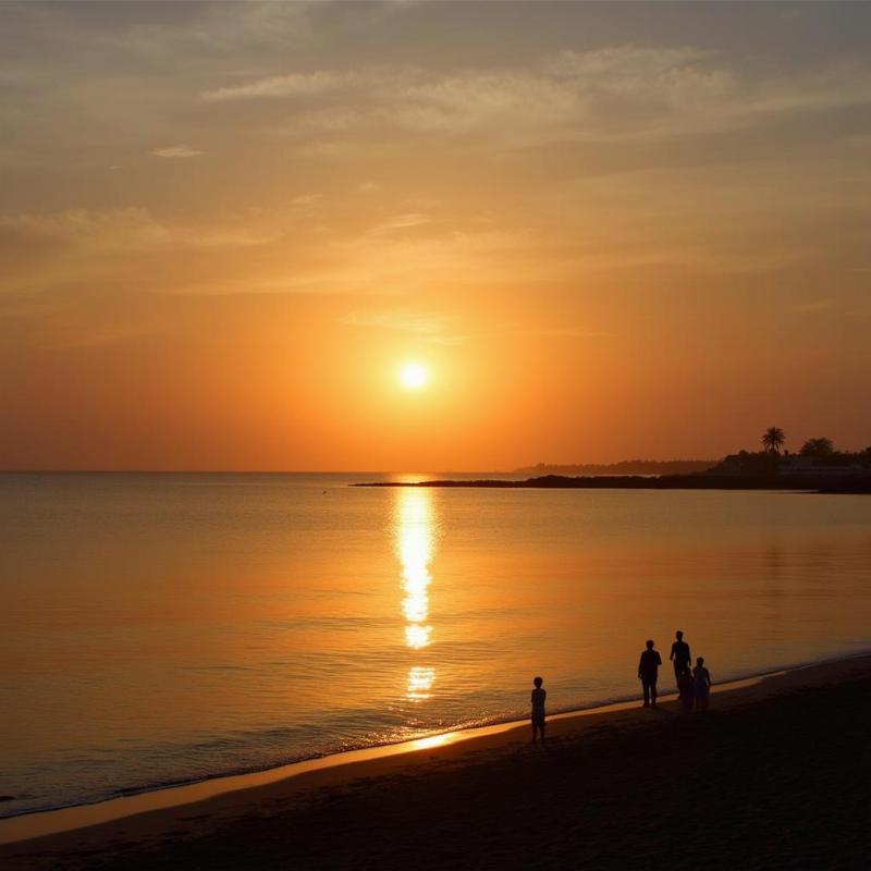 Rameshwaram Beach Sunset