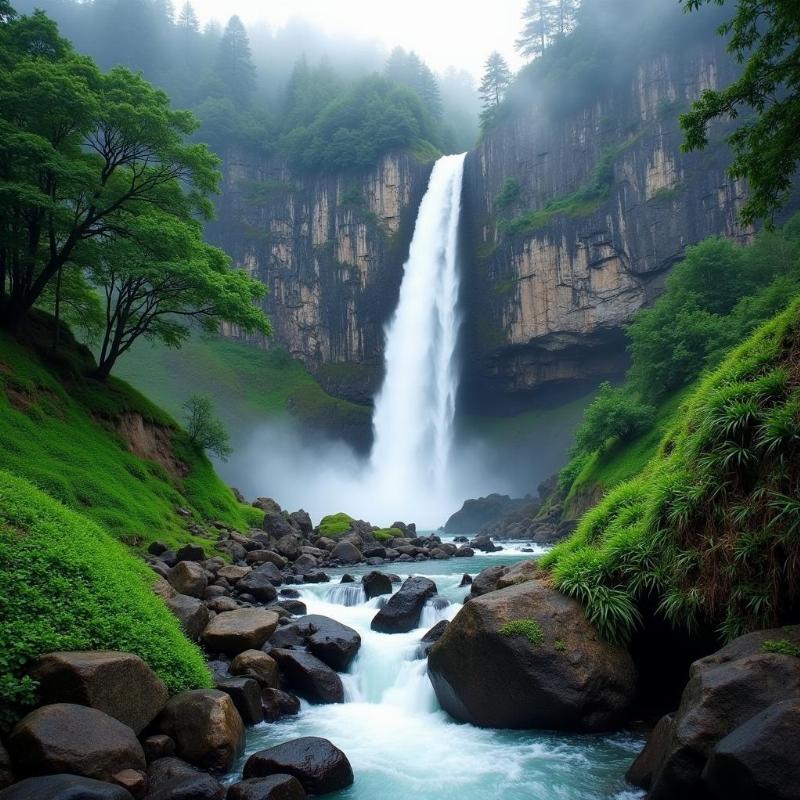 Ravangla Waterfalls South Sikkim Nature