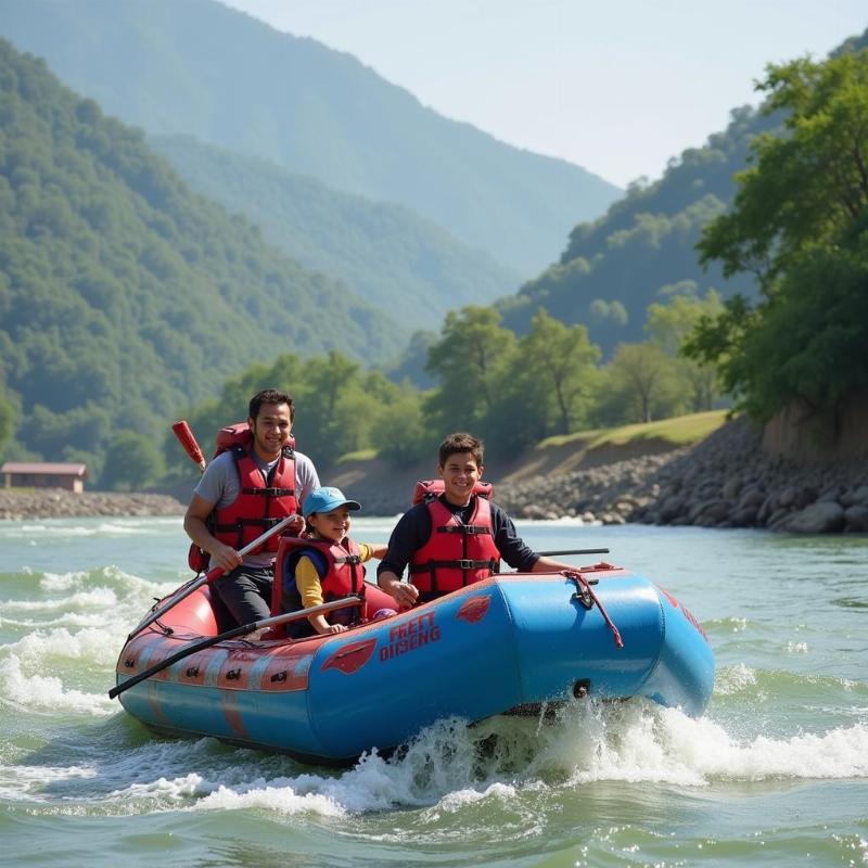 Family Rafting in Rishikesh