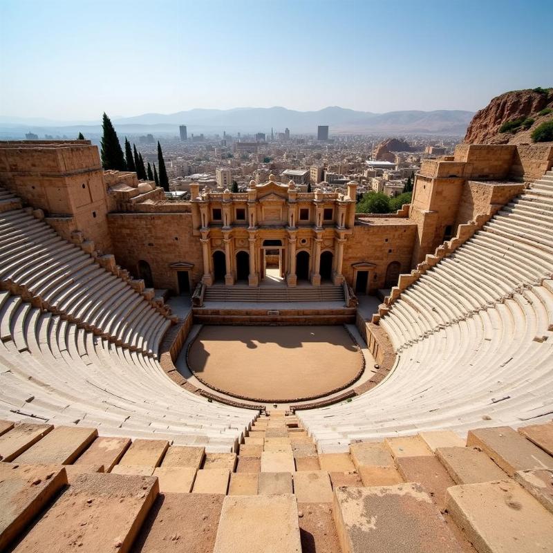 Nhà hát La Mã ở Amman, Jordan