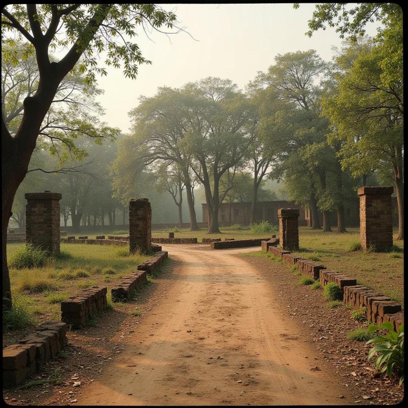 Shahi Litchi Bagan Historical Site Muzaffarpur