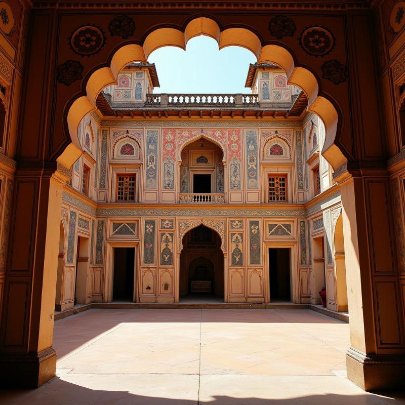 Exploring the Intricate Frescoes of Shekhawati Havelis