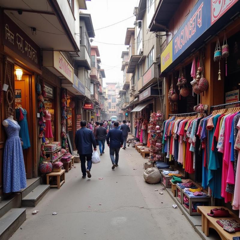 Shopping streets of Hazratganj Lucknow