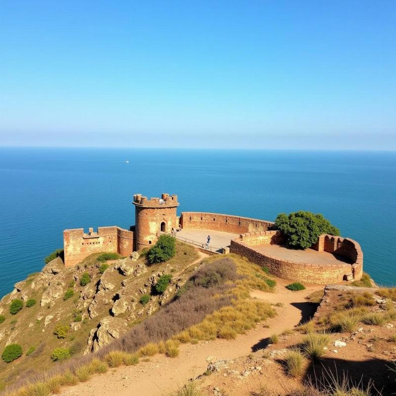 Shrivardhan Fort overlooking the Arabian Sea