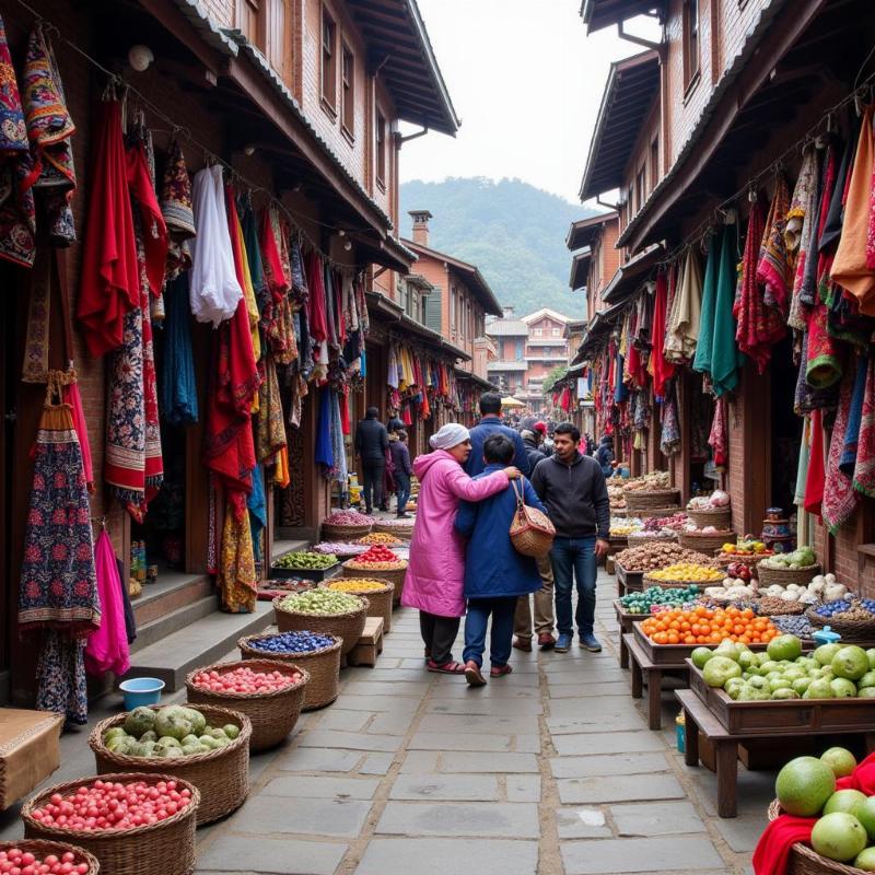 Local market in Sikkim