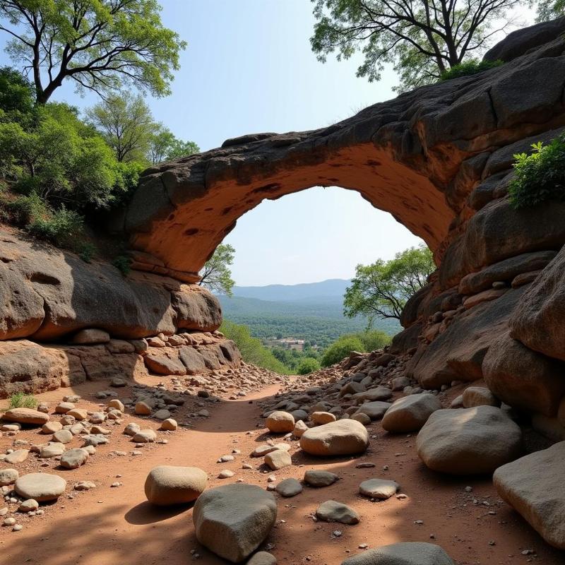 Silathoranam Natural Rock Arch near Tirupati