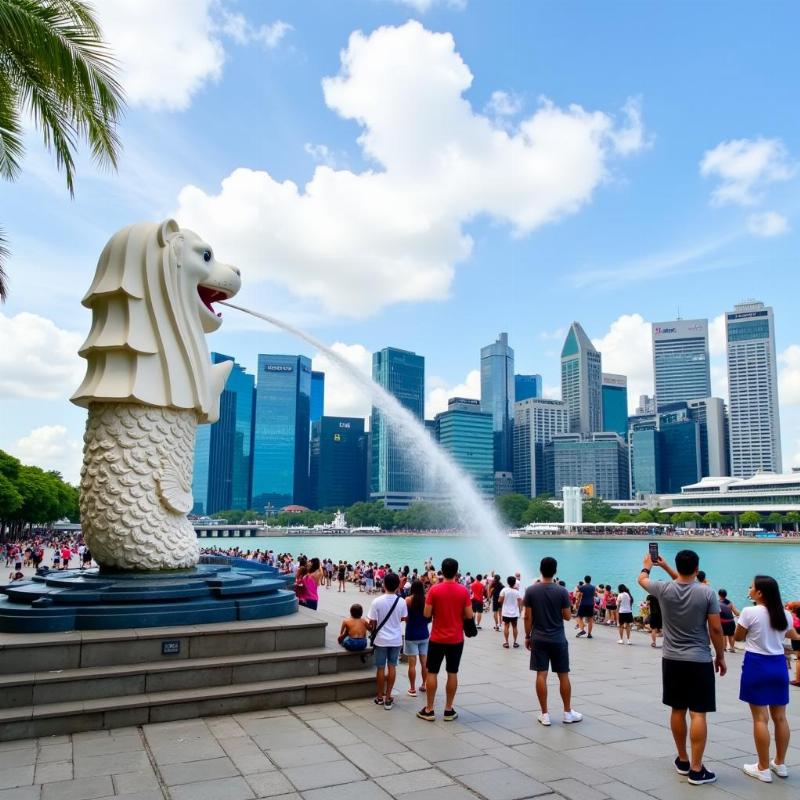 Singapore Malaysia Tour from Mumbai: Exploring Merlion Park