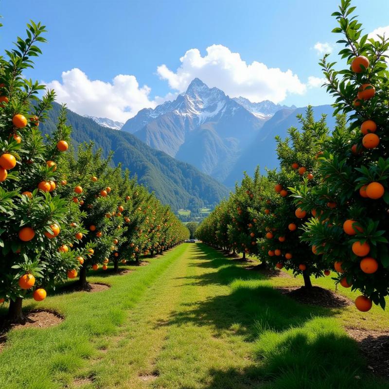 Sittong Orange Orchards Himalayan View