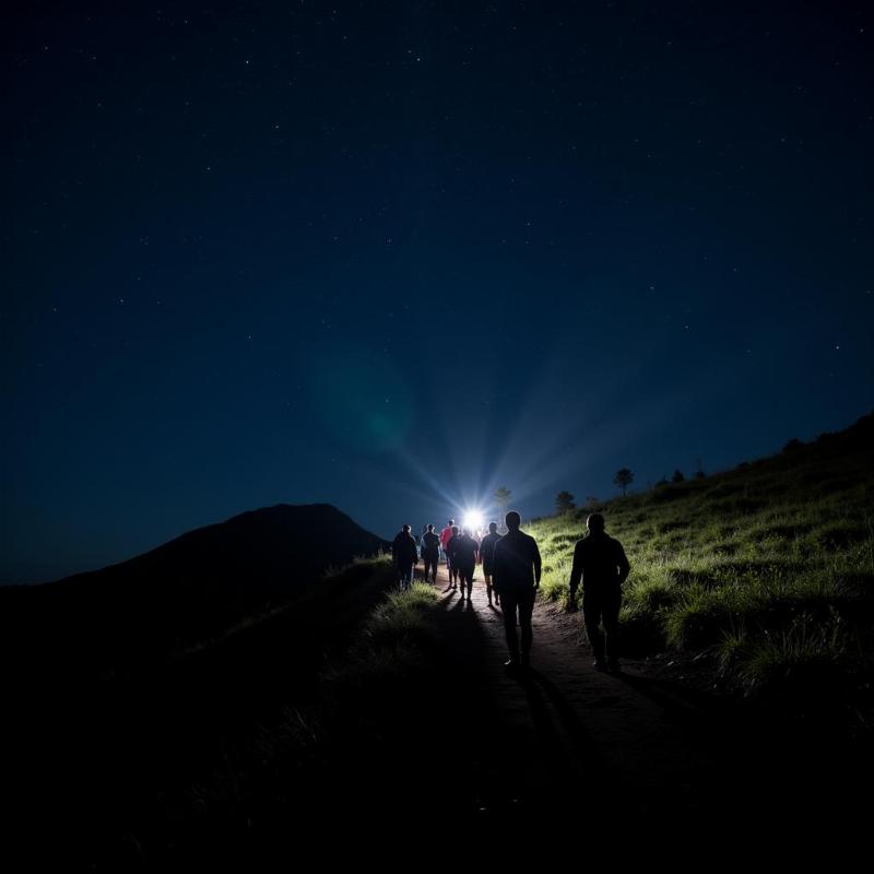 Night Trekking at Skandagiri