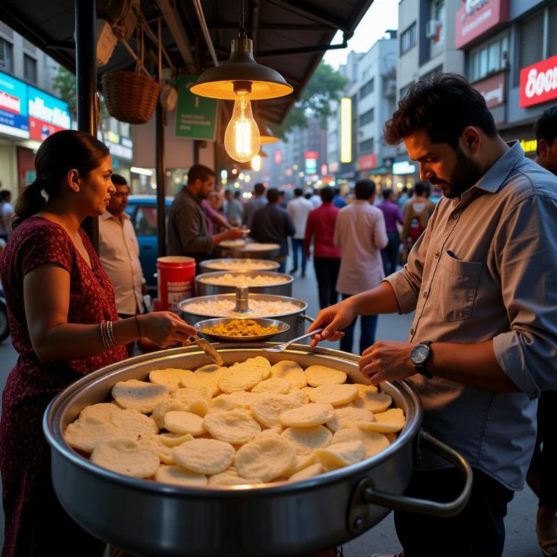 Street Food Breakfast in Indiranagar