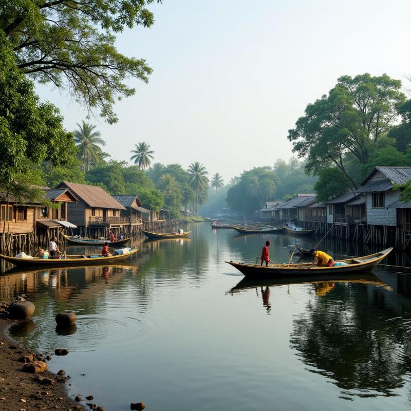 Local village life in the Sundarbans