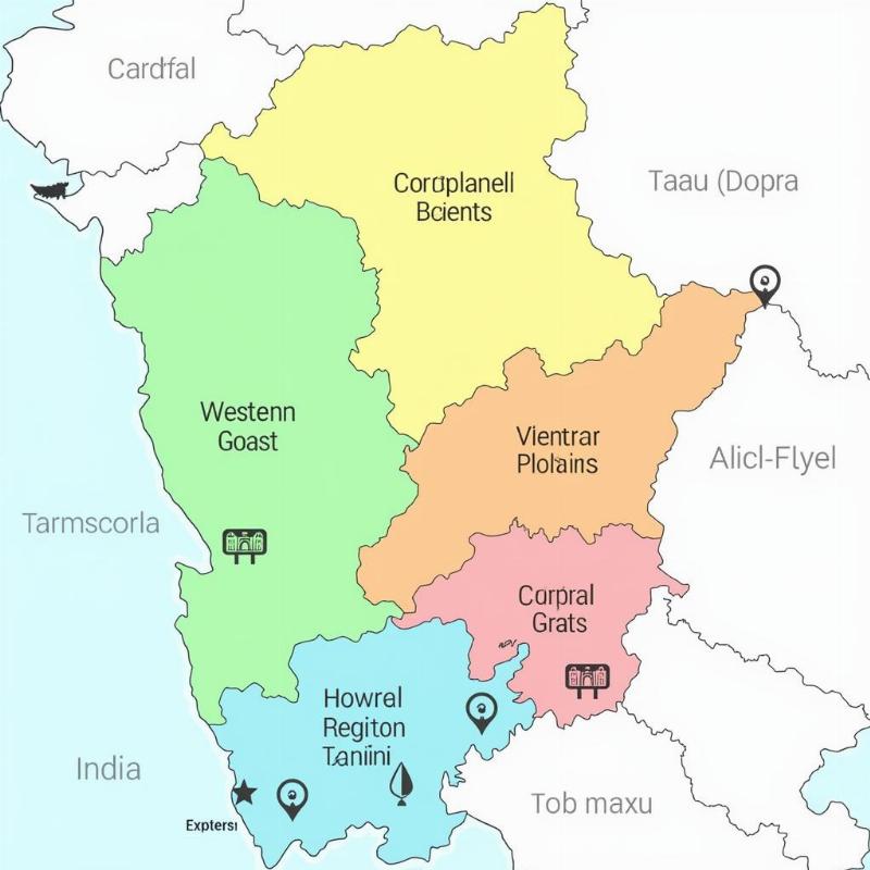 Tamil Nadu Regional Map