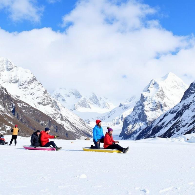 Thajiwas Glacier Sonmarg Activities