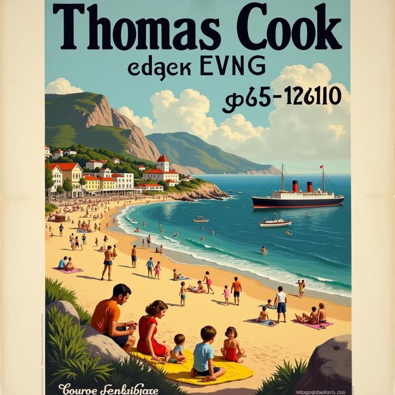 Vintage Thomas Cook Travel Poster