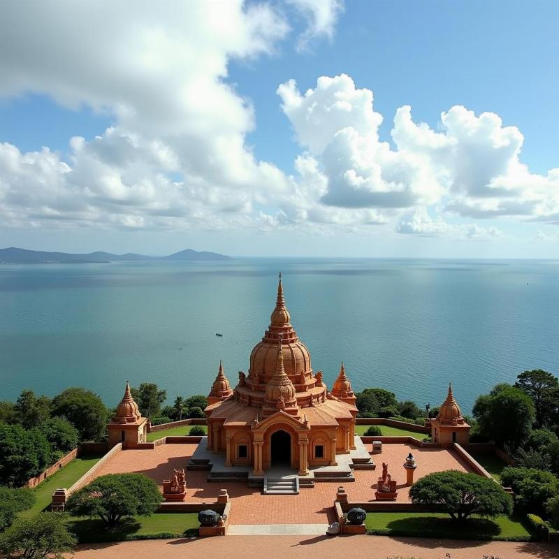 Tirumuruga temple near the seashore