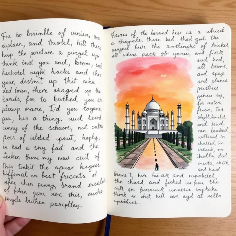 Travel Journal India Taj Mahal