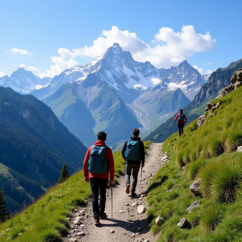 Trekking in the Himalayas