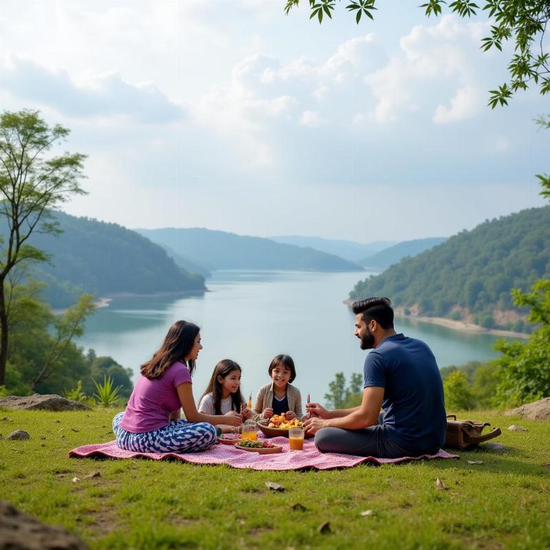 Umananda Island Brahmaputra River Picnic